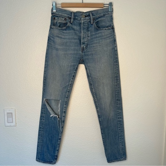 Moussy JULIAN LIGHT OZ TAPERED-HI jeans 25 - Picture 2 of 16
